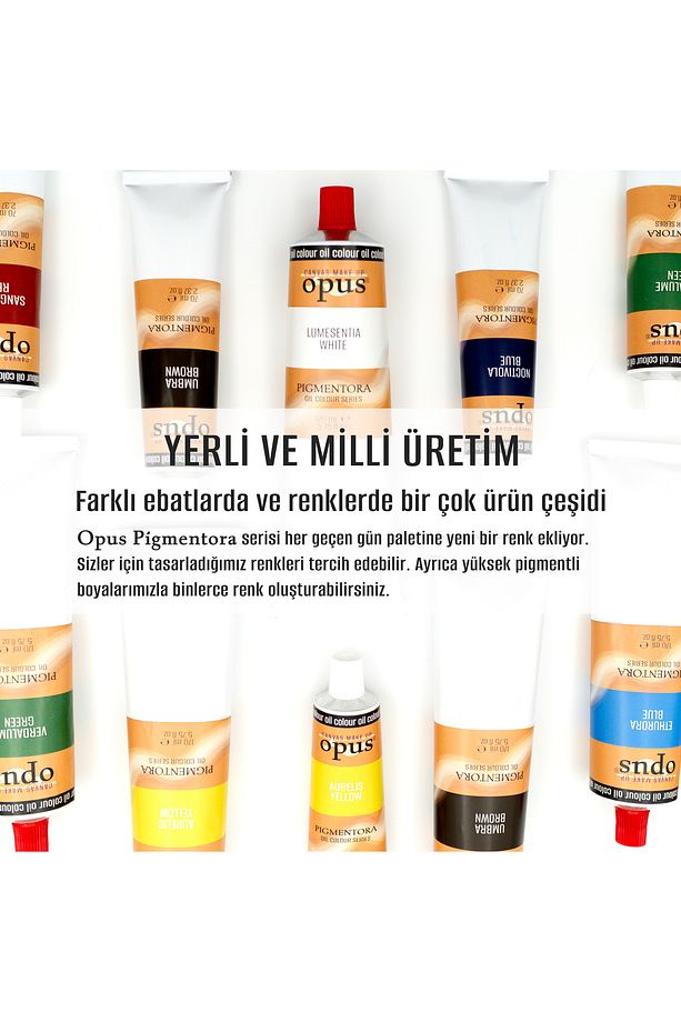 Yağlı Boya 70ml Derin Kahve Umbra Brown Pigmentora Oil Colour - 4