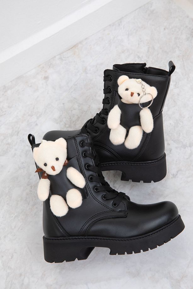 Siyah Çocuk Bot & Bootie 19836 - 1