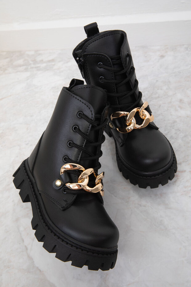 Siyah Çocuk Bot & Bootie 19811 - 3