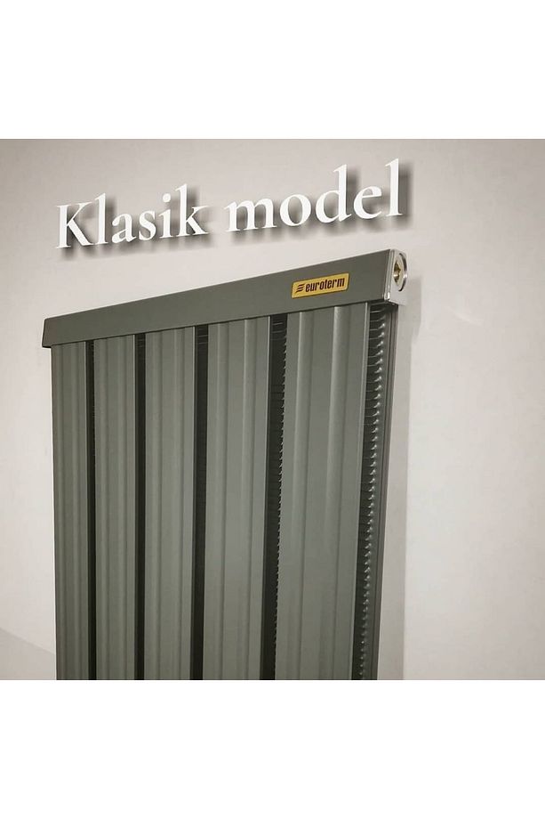 Alüminyum Panel Radyatör Klasik 900x5 Dilim Ral 7016 Radyatör - 2