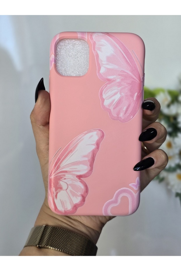 iPhone 11 Compatible Patterned Velvet Launch Case - 1