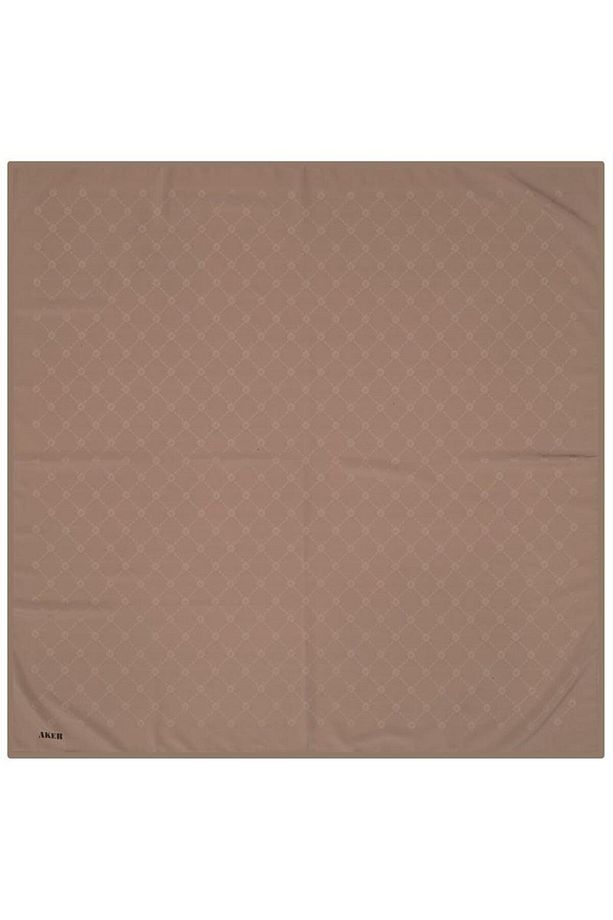 Monogram Serisi Jakar Eşarp Sütlü Kahve 1070400-982 - 4