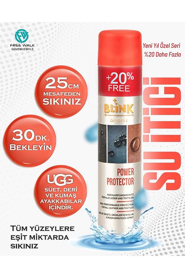 Power Protector Su Itici Ve Su Geçirmezlik Spreyi (yağmur,su,kir Ve Lekelere Karşı Korur) - 3