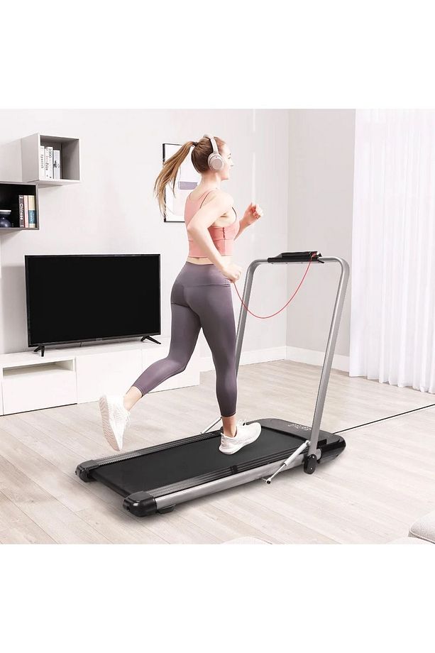 Uzaktan Kumandalı Yürüyüş Ve Koşu Bandı Katlanabilir Yüksek Performans Ev Tipi 10km Hız 120 Kg Q5l - 3