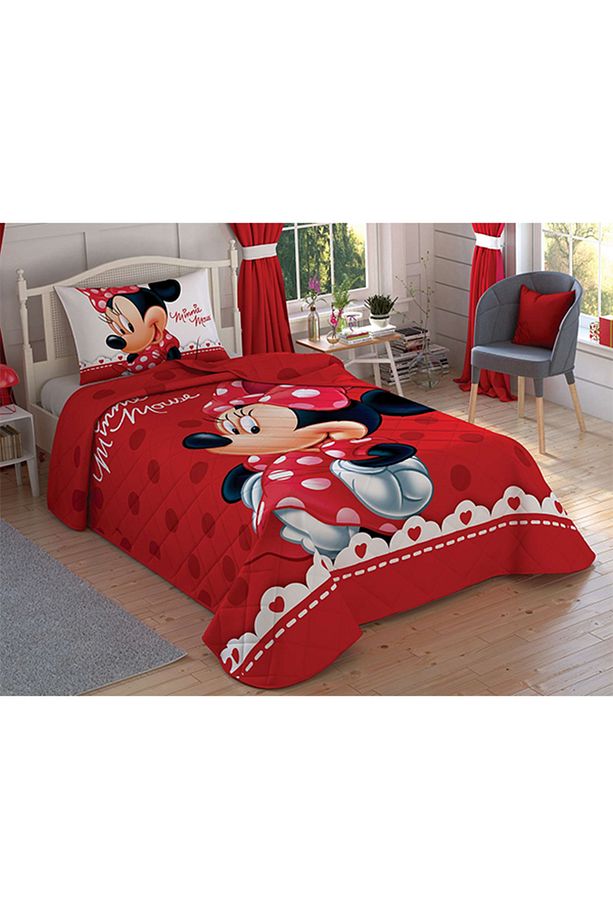 Lisanslı Yatak Örtüsü Seti Minnie Lovely Tek Kişilik - 1