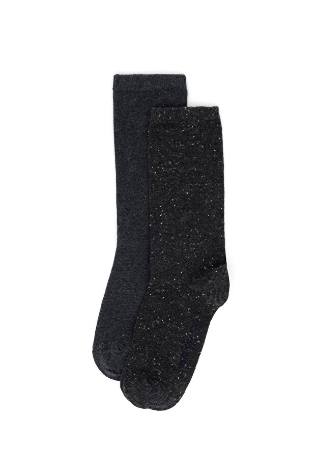 Women's Anthracite Melange Socks 50274186-Vr081