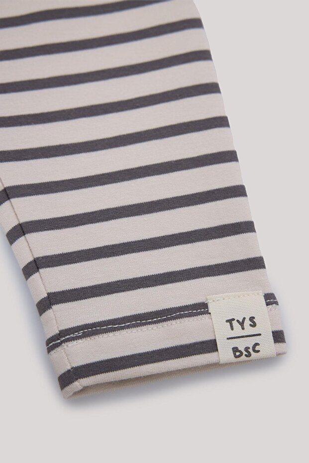 BG Store Kız Bebek Çizgili Tayt - 7