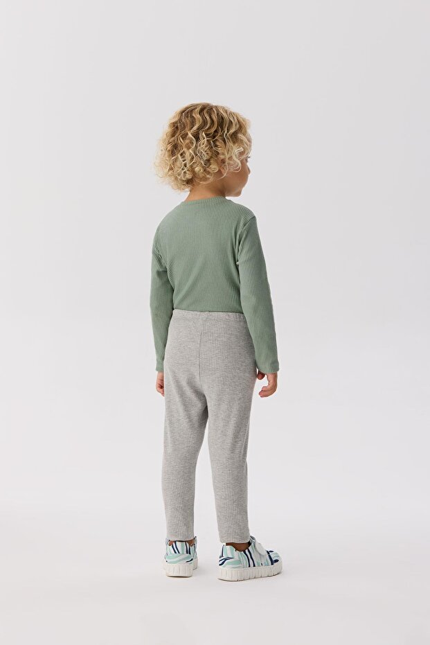 BG Store Erkek Bebek Gri Tayt - 4