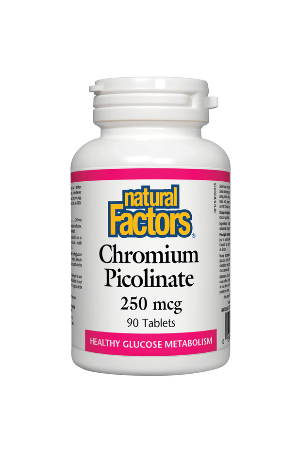 Chromium Picolinate, 250 mcg, 90 Tablets
