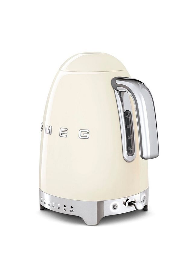50's Style Retro Krem Isı Ayarlı Kettle Klf04creu - 6