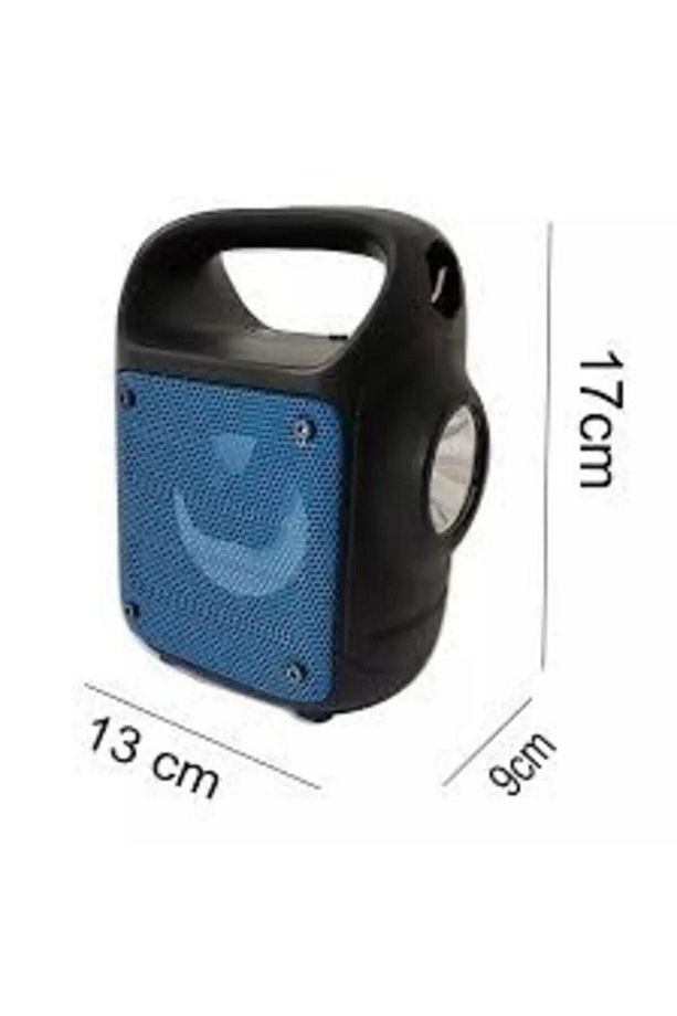 Led Işıklı Bluetooth Hoparlör Usb Sd Kart Aux Mikrofon Girişli El Fenerli Kablosuz Hoparlör - 3