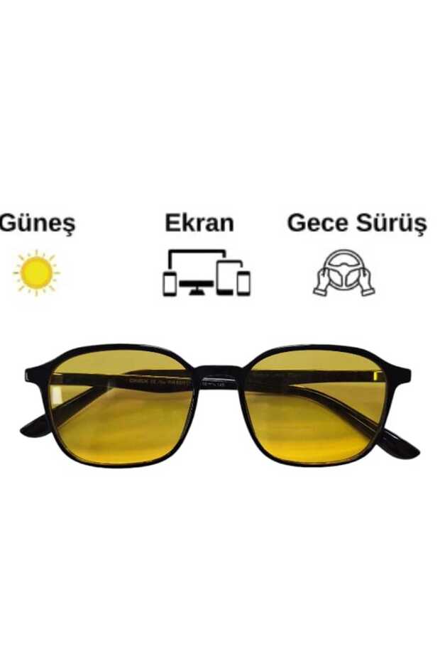 Antifar Photochromic 3in1 Glasses | Night Driving | Screen | Sun |