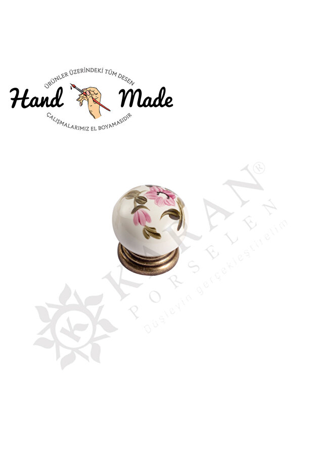 Porcelain Furniture Drawer Cloakroom Kitchen Cabinet Handle 128Mm-96Mm-64Mm-Button