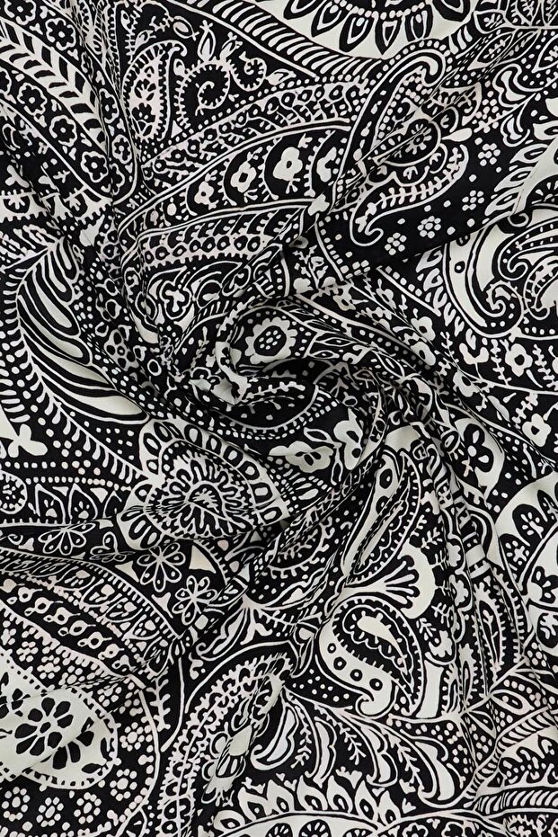 شال فاخر منقوش من ريشا - 7