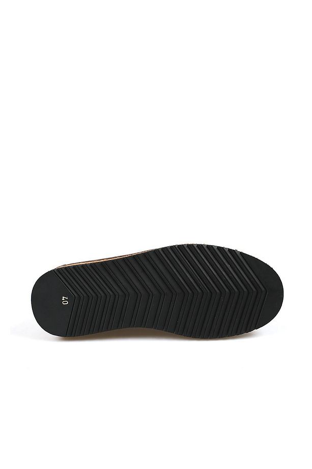 Kahve %100 Deri Bağcıklı Eva Taban Casual Ayakkabı - 4