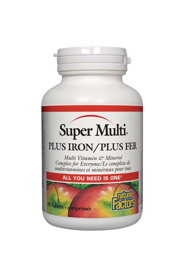 Super Multi Plus Iron, 90 Tablets