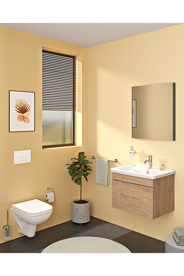 Base 200 A44104 Tuvalet Fırçalığı, Krom - 2