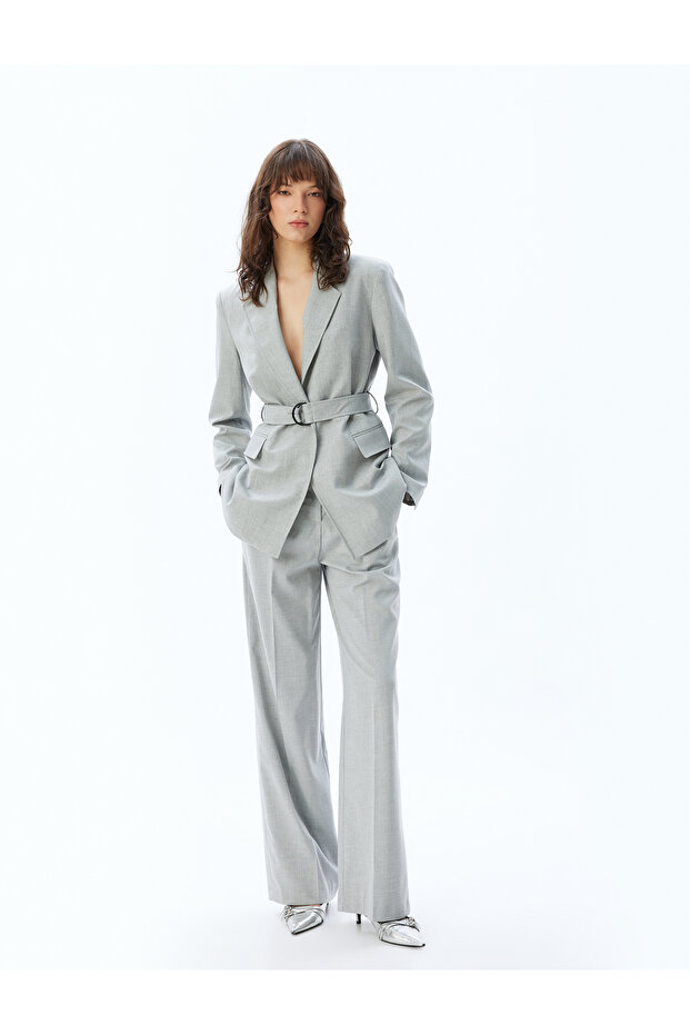 Gray Women's Jacket 5Wak50033Uw