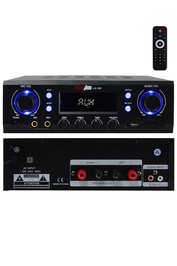 Black Wall Small Paket-2 Hoparlör Ve Anfi Ses Sistemi Seti (1 ANFİ 4 HOPARLÖR) - 2