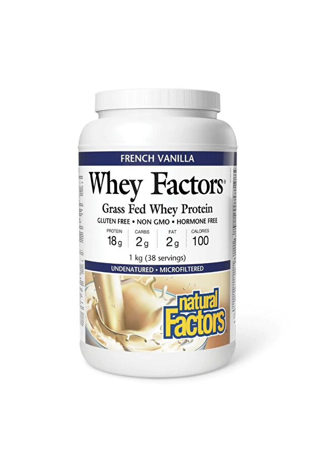 Whey Factors Protein, Vanilla, 1 kg