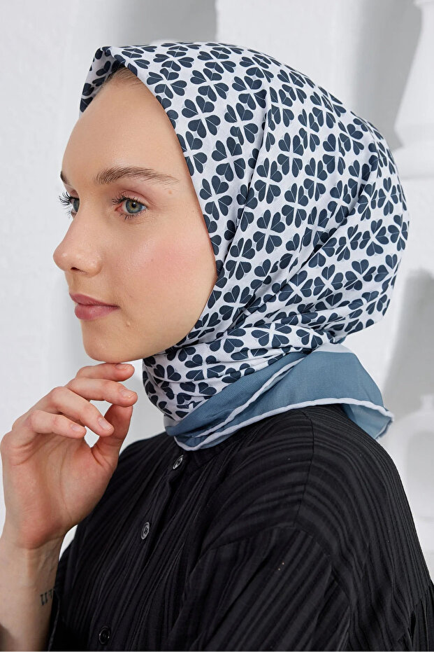 وشاح منقوش ببرولين كلوفر - 2