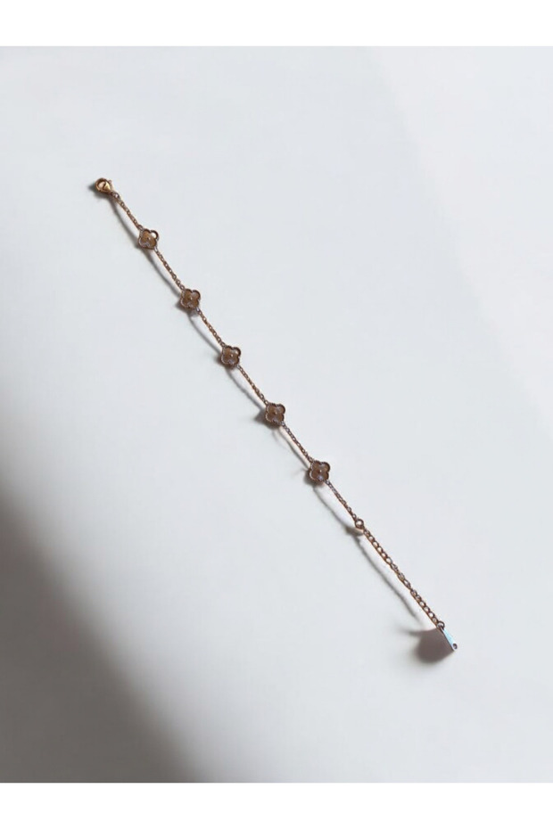 Z&D Accessory 316L Silver Çelik Mini Yonca Bileklik - 2