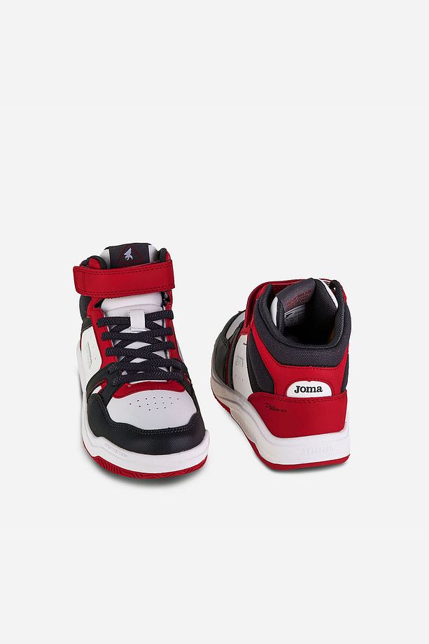 PLATEA MID JR 2406 BLANCO ROJO - 4