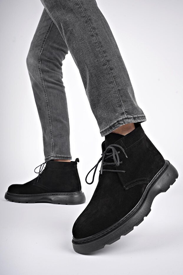 Henry Garantált - Valódi bőr és kényelmes talpú férfi Chelsea csizma - 5