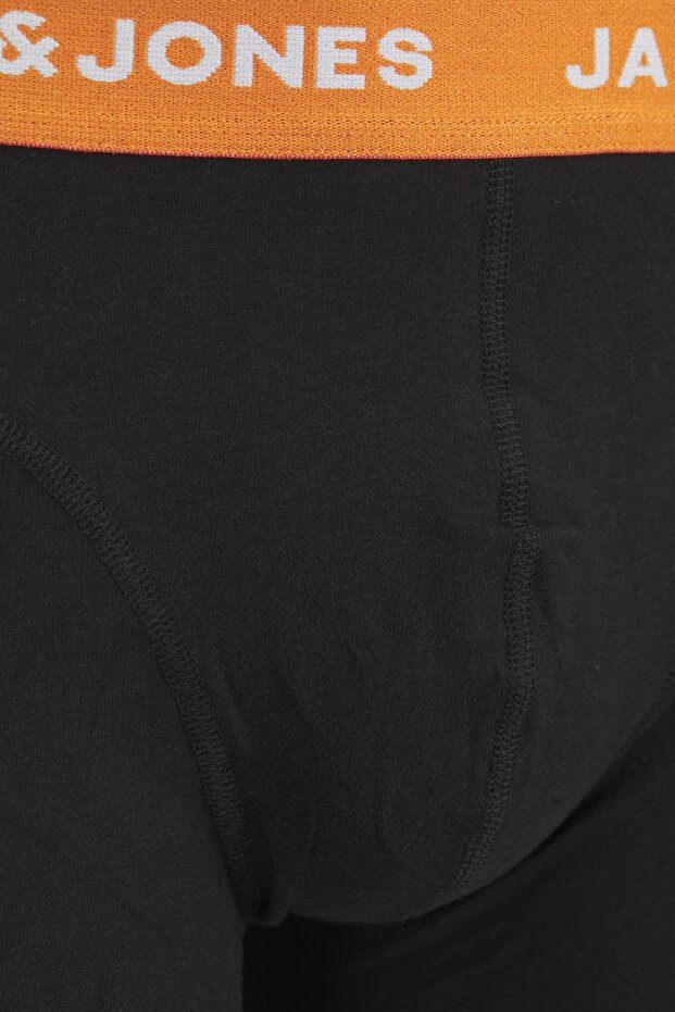 JACOLIVER SOLID TRUNKS 5 PACK BOX SİYAH12259103 - 5