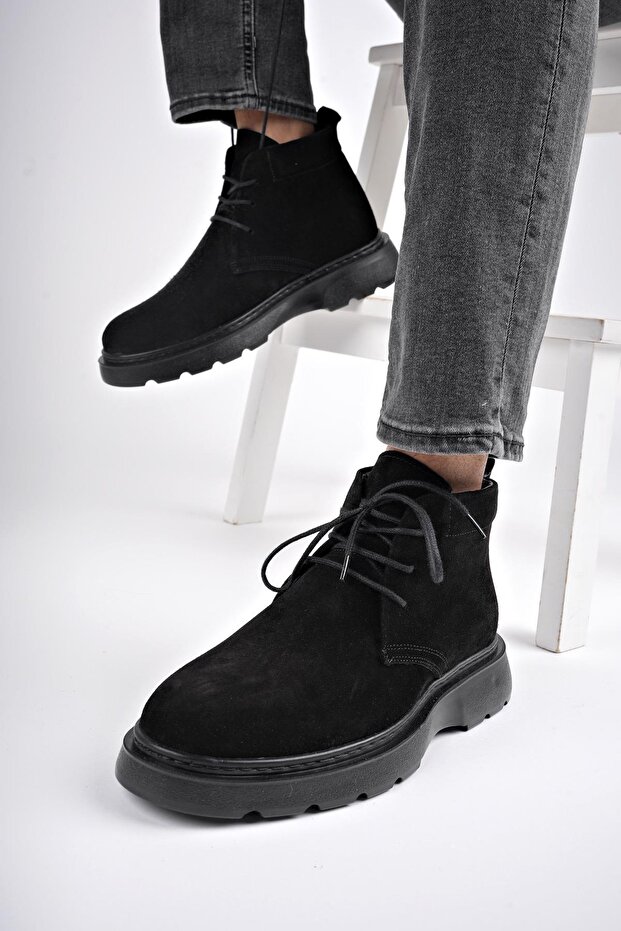 Henry Garantált - Valódi bőr és kényelmes talpú férfi Chelsea csizma - 6