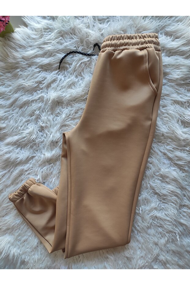 Unisex Jogger Dalgıç Salaş Paça Lastikli Eşofman Altı - 3