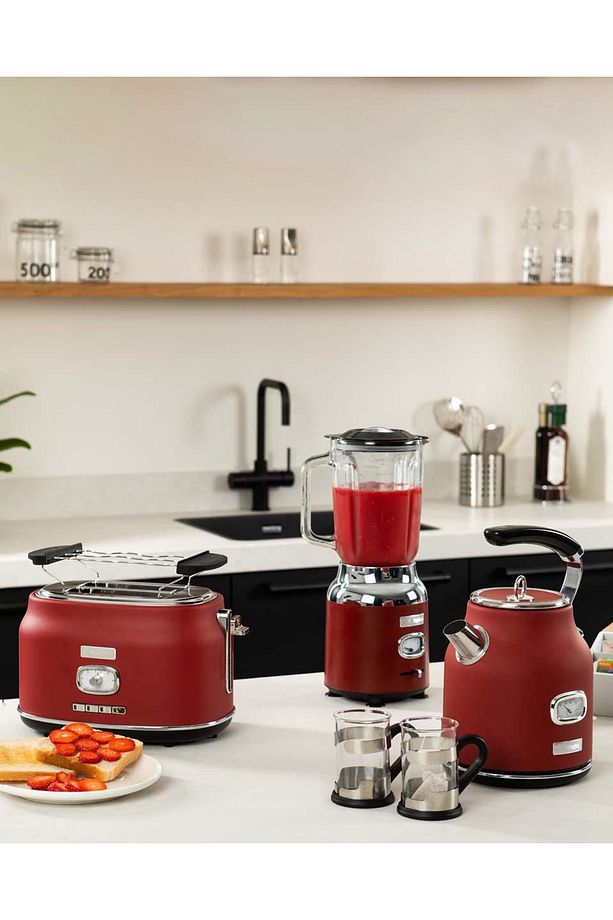 Blender - Table Blender Retro Kırmızı Wkbe221 - 7