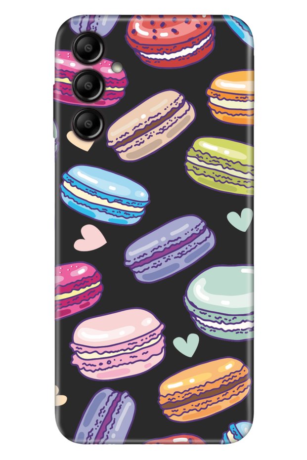 Samsung Galaxy A25 Compatible Case Silicone Patterned Picture Cover Macaron