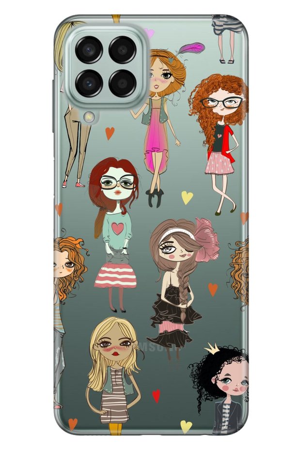 Samsung Galaxy M33 Compatible Case 0.4mm Laser Cut Silicone - College Fashion