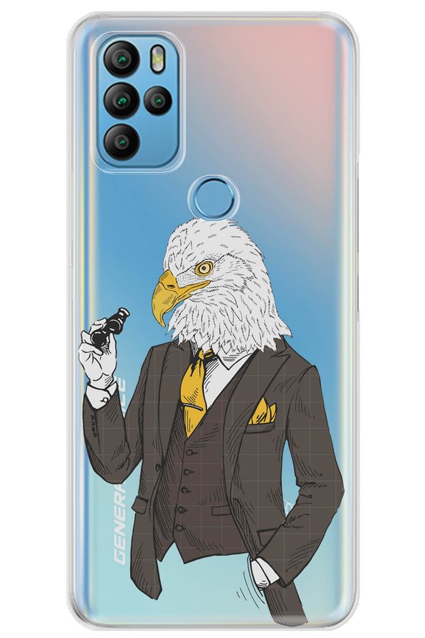 Gm 21 Pro Compatible Case 0.4mm Laser Cut Silicone Cover Eagle Bey