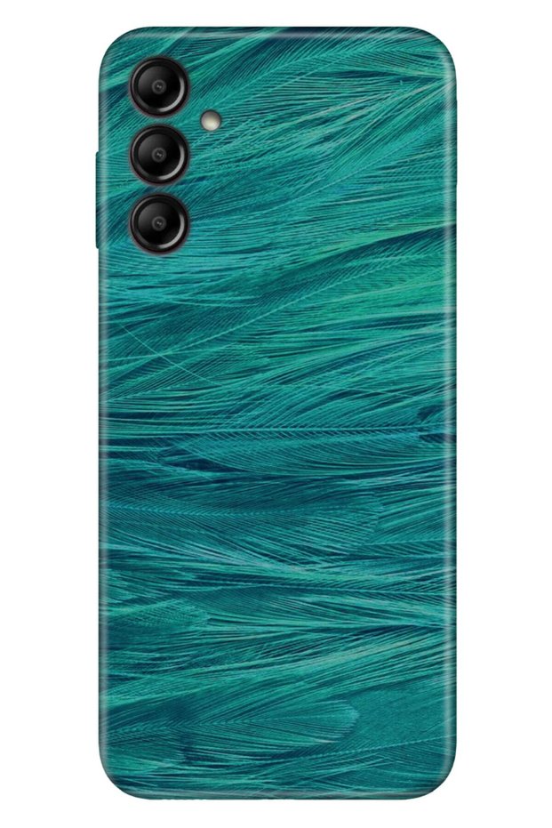 Samsung Galaxy A54 Case Silicone Patterned Illustrated Uv Cover Organic Feather