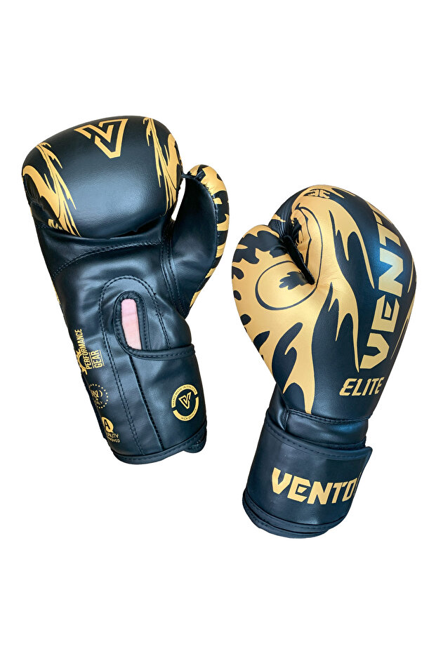 Elite Boks ve Kick-Boks Eldiveni Siyah - 3