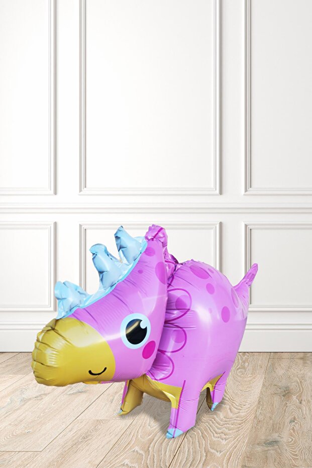 Pink Rhino Foil Balloon
