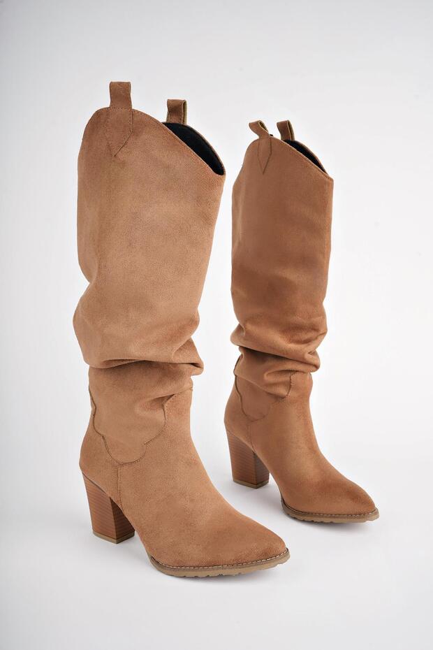 Ilkn05 Kovboy Kadın Çizme - 8