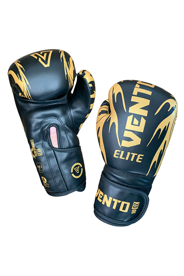 Elite Boks ve Kick-Boks Eldiveni Siyah - 6