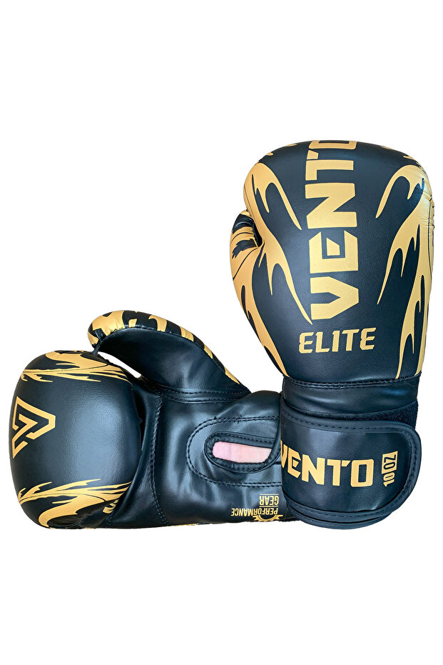 Elite Boks ve Kick-Boks Eldiveni Siyah - 5