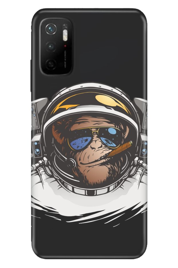 حافظة هاتف Xiaomi Redmi Note 11se مصنوعة من السيليكون Tioserisi Monkey Fly