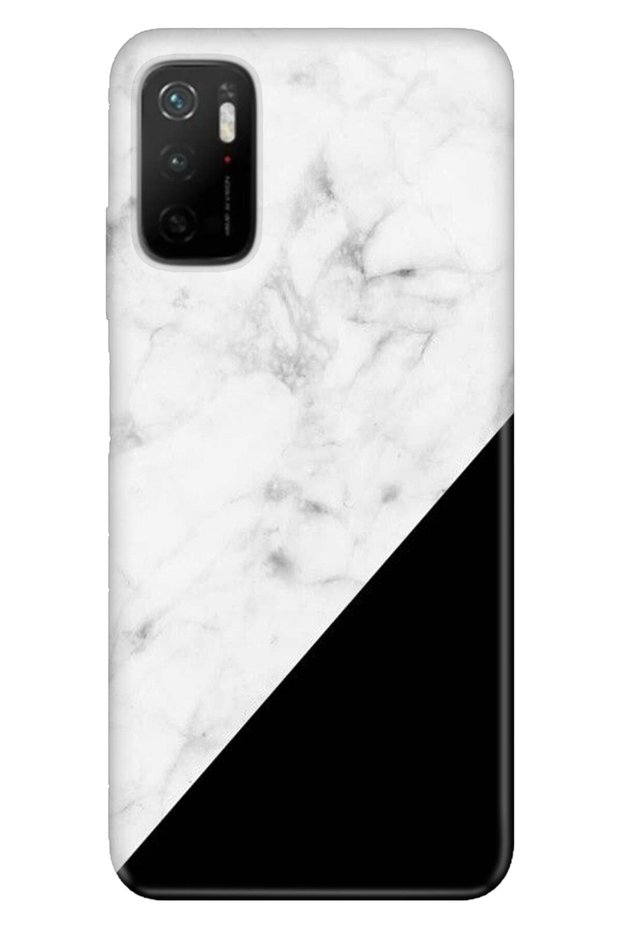 Xiaomi Redmi Note 11Se Case Silicone Tioserisi Black White Marble