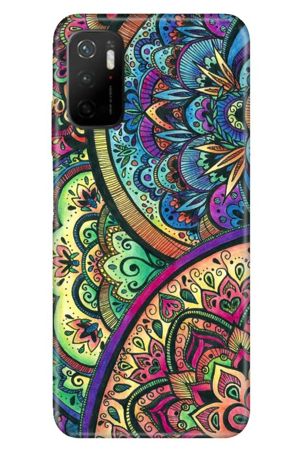 Xiaomi Redmi Note 10 5g Case Silicone Tioserisi Color Mandala
