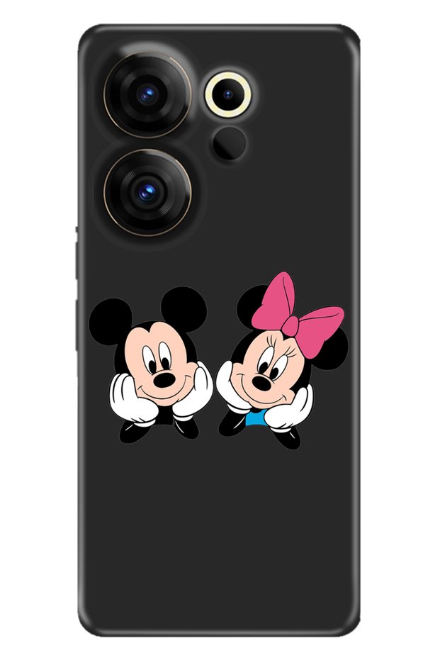 Camon 20 Premier 5g Compatible Case Silicone Patterned Illustrated Cover Minnie Mickey