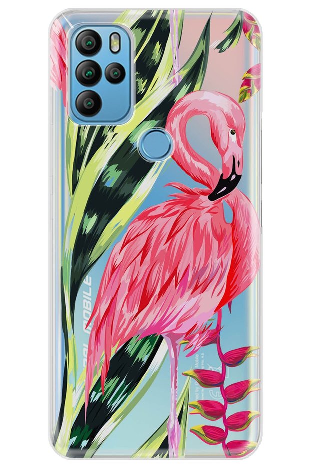 Gm 21 Pro Compatible Case 0.4mm Laser Cut Silicone Cover Swan