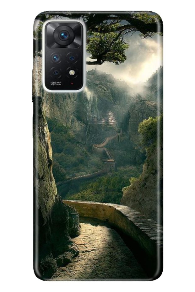 Xiaomi Redmi Note 11 Pro 5g Compatible Case 0.4mm Laser Cut Silicone Great Wall