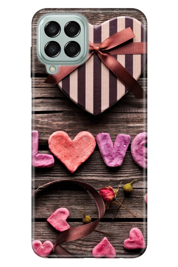 Samsung Galaxy M33 Compatible Case 0.4mm Laser Cut Silicone - Love Suss
