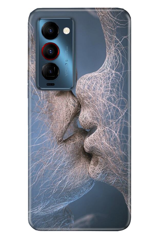 Camon 18 Compatible Premier Case Silicone Moderna Patterned Digital Love