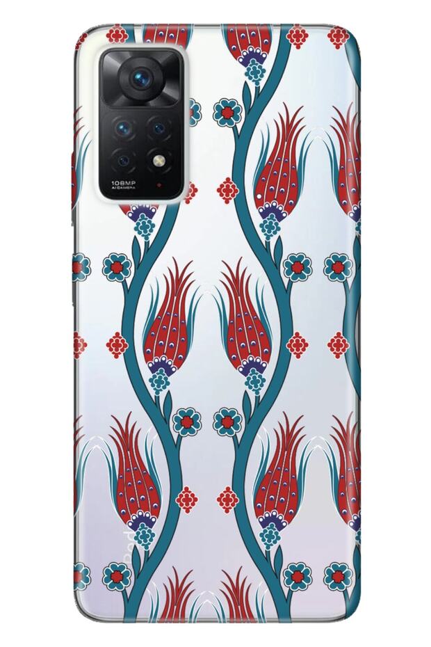 Xiaomi Redmi Note 11 Pro 5g Compatible Case 0.4mm Laser Cut Silicone Ottoman Motif